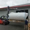 Manutention et levage d'une cuve inox industrielle chez Métalinox